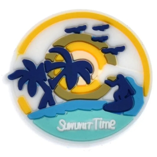 [SD55505] Croc Shoe Charms - SUMMERTIME SURFING #555-05