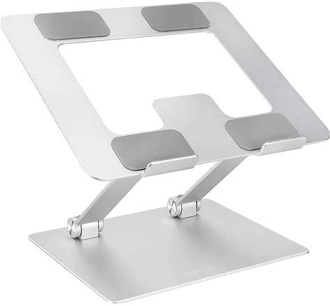 [IMBX021] Laptop Stand Foldable Silver Aluminium Alloy L:260mm
