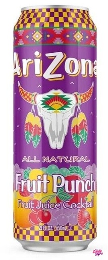 [BVARIZFP] Arizona All-Natural Fruit Punch Juice Cocktail 22oz Can