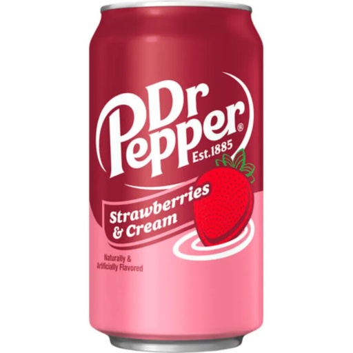 [LWCADRSC] Dr. Pepper Strawberries & Cream 12oz Can