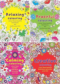 [WF4180] Calm A4 Adult Colouring Book 4180 Series