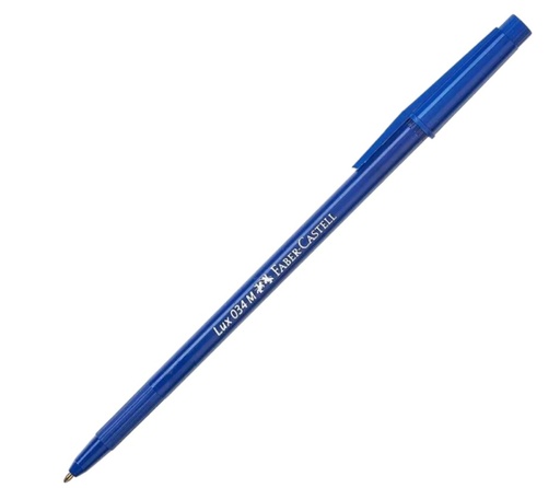 [BO034MBL] Faber Castell #034 Lux BLUE MED BP Pen  - (50/bx)