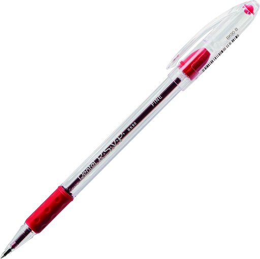 [PERSVFRD] Pentel RSVP RED FINE #BK90B 0.7mm BP Pen  