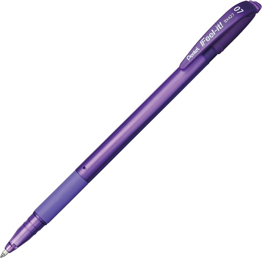[PEBX427V] Pentel Feel It BP 0.7mm VIOLET Pen - (12/bx)