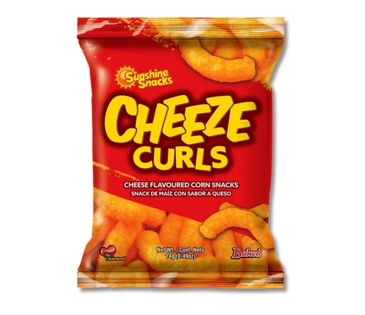 [CFCHECRL] Sunshine Snacks Cheeze Curls 33g