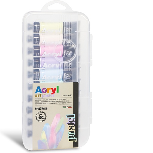 [PR406TA10] Primo Fine Acrylic 18ml Tube Pastel Cols #406TA10PAST Paint