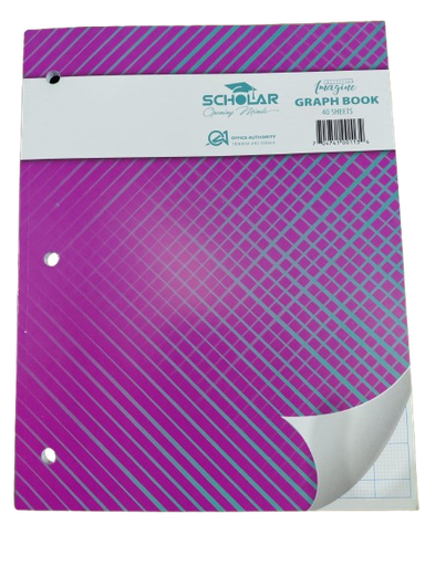 [OAGRAPBK] Scholar Graph Book 40pg  (12/pk - 48/ctn)