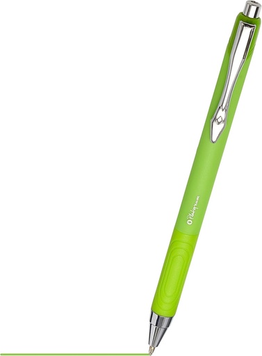 [SE50491] PLATIGNUM TIXX Retr LIME GREEN BP Pen  - (12/bx)