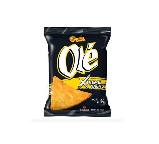 [CFOLEXN] Sunshine Snacks Ole Xtreme Nacho Tortilla Chips 43g