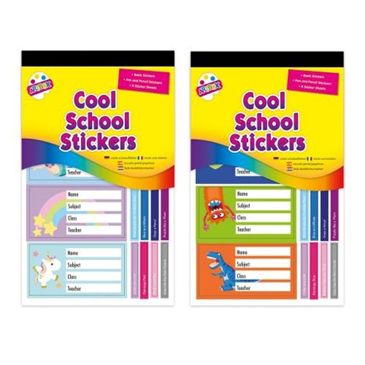 [SD6929] Super Cool School Stickers Asst. (Tallon) #6929