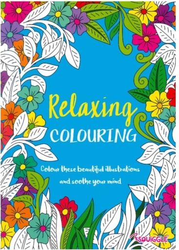 [SDP2192A] Relaxing Advanced A4 Colouring Book #P2192A 