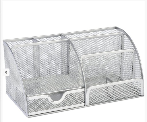 [OCBUROWS] Desk Organizer Large Wiremesh SILVER #MD02
