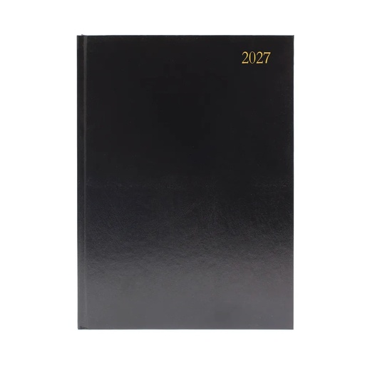 [SDKFA53BK] Desk Diary A5 Week To View (BLACK) 2027