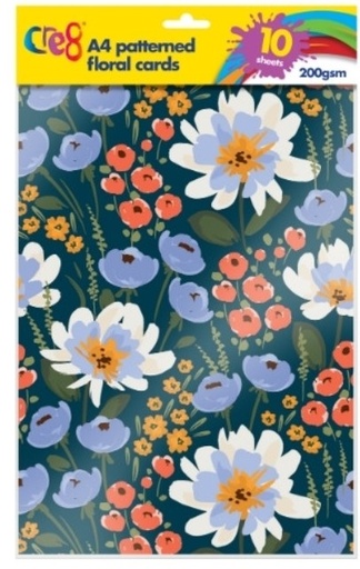[SDP1469] Cre8 Card A4 Patterned FLORAL 200g #P1469 