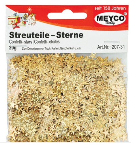 [MY20731] Meyco Confetti Stars GOLD - Sale