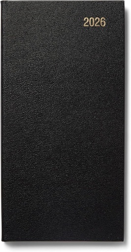 [SDKF1BK26] Diary SLIM #KF1BK26 Week To View Black 2026 - Sale