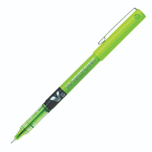 [PPV5LG] Pilot Hi-Tecpoint V5 LIGHT GREEN Xtra Fine Pen - (12/bx)