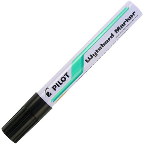 [PPWBMABK] Pilot Wyteboard Chisel BLACK Marker - (12/bx)