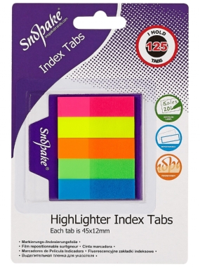 [SE13154] Snopake Index Tab Highlighters Asst. Cols
