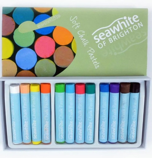 [SDDASP12] Soft Chalk Pastels (Seawhite of Brighton) 12pk