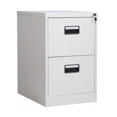 [IMFC2DGY] File Cabinet 2 Drawers GREY 730x460x620mm 20KG