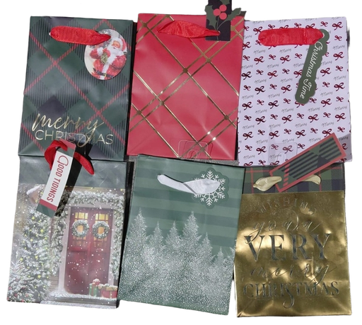 [EXCGBT1A22] XMAS Gift Bag SMALL #CGBT1A-22 /1137V1/1138/ 1139/ 1140/ 1141/ 1142 - Modern Traditional