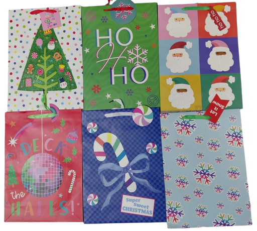 [EXCGBT4A6] XMAS JUMBO #CGBT4A-6/212V4/210/208/207/209/2011V4 Gift Bag - Whimsicle 