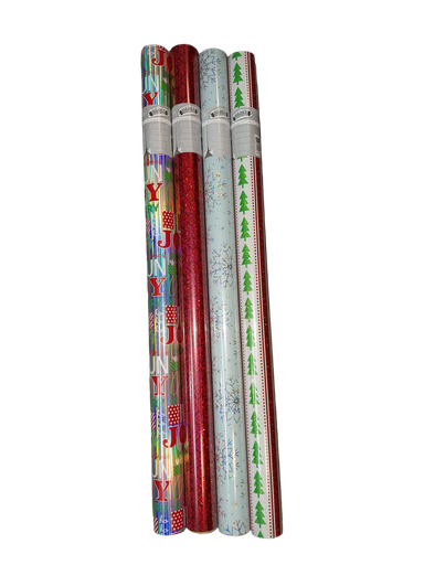 [EX2530A45] XMAS Gift RWSG Wrap 25ft Roll-  #CW2530A45/CRW1028/29/30/31