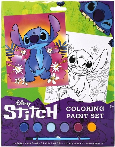 [UPPOSTST] 713374ST* STITCH Poster Paint Set with Brush