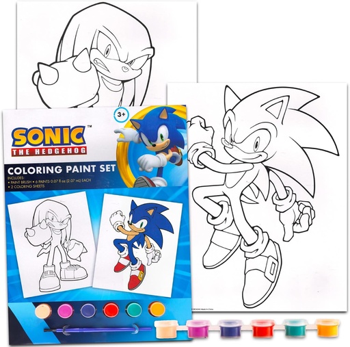 [UPPOSTSO] 714420SNC* SONIC Poster Paint Set with Brush