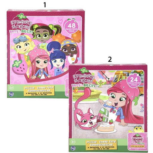 [UPPUZZSS] 63108* STRAWBERRY SHORTCAKE 24pc / 48pc Puzzle