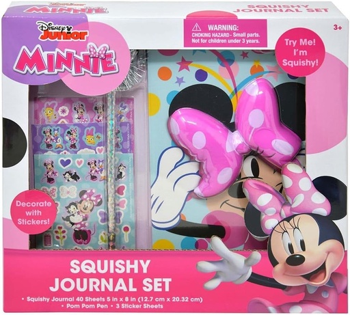 [UPSQSHMM] 715228MRM* MINNIE MOUSE Squishy Journal Set