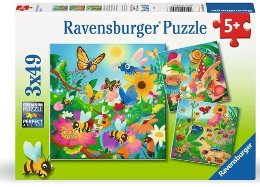 [RU12004130] Bugs, Bugs, Bugs 4 x 49pc Puzzle 5+
