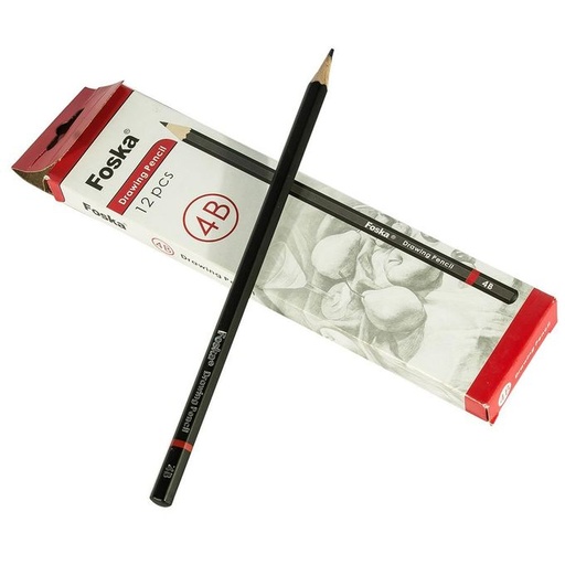 [SDQB0424B] FOSKA Drawing #4B Pencils (Singular) 
