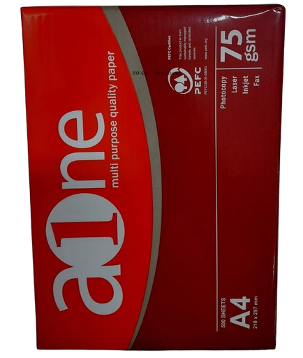 [KXAONEA4] AONE Copy A4 75/80g Copy Paper per ream - (5/ctn)