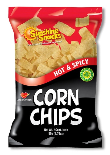 [CFCORNHS] Sunshine Snacks Corn Chips Hot & Spicy