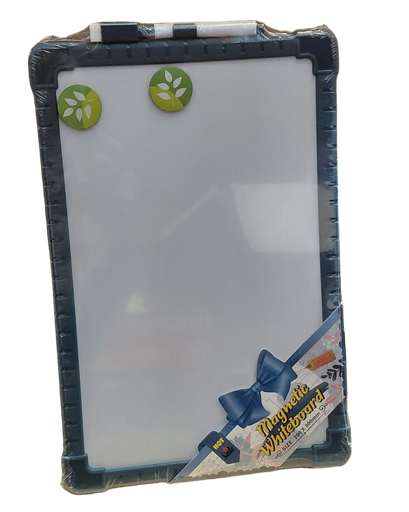 [IMBX086] Carib Isle Whiteboard 8.26x12" w/Marker & Magnets Asst Col Frame 