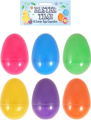 [SDE41166] Easter Egg Capsules Sold as 6pk #E41-166