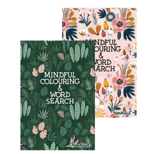 [SDP2871] Mindful A5 Colouring & Wordsearch 2 Titles #P2871
