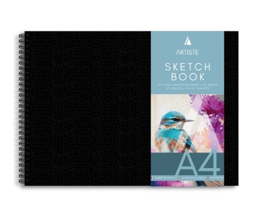 [SDP2847] Artiste A4 Landscape Sketchbook H/Cover #P2847