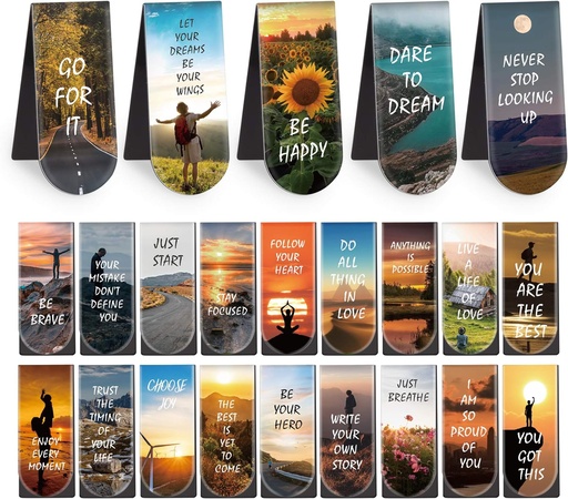 [SD1I06PR1] Magnetic Bookmarks (Inspirational) #X001I06PR1 (Singular) - (46pc/bx)