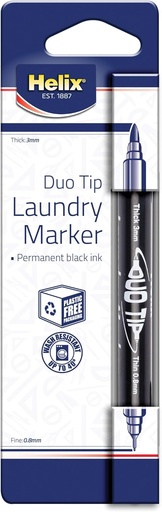 [HXS28070] Helix Dual Tip #X33471/S28070 Laundry & Fabric BLACK Marker