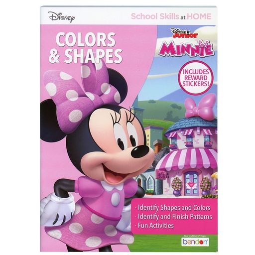 [UPCOLRMM] 51571* MINNIE Colors & Shapes Workbook w/Stickers