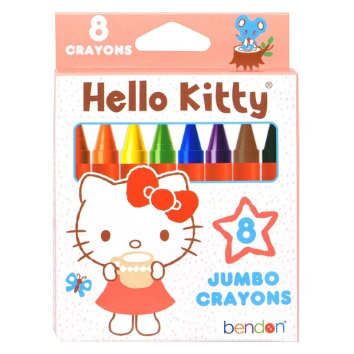 [UPCRJ8HK] 60099* HELLO KITTY Jumbo 8pc Crayons