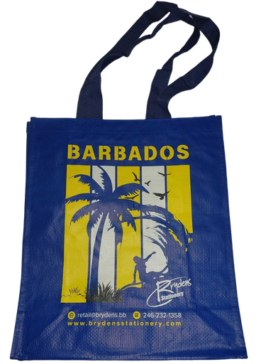 [IMBX132] Shopping Bag w/Palm Trees (Singular) - (100/ctn)