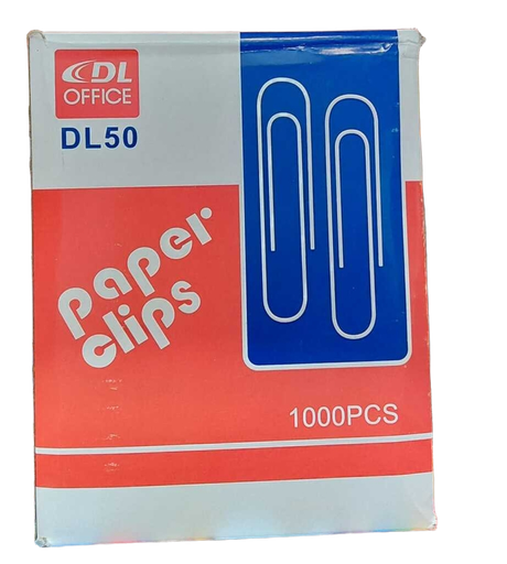 [IMBX140] DL Office Paper Clips 50mm (2" Jumbo) Nickle 100pk