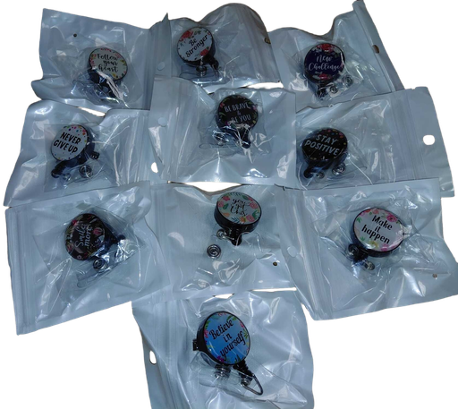 [IMBX089] Badge Reel Epoxy Holder Inspirational Designs