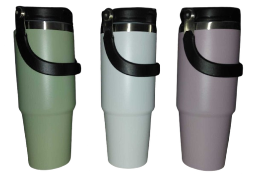 [IMBX182] Travel Mug 30oz w/Handle Asst. Cols