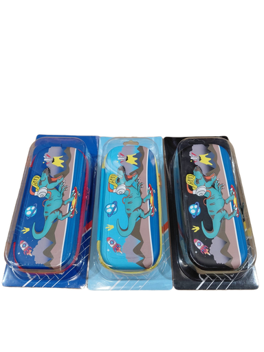 [IMBX151] Pencil Case DINOSAUR ROAR Asst. Cols (Molded)