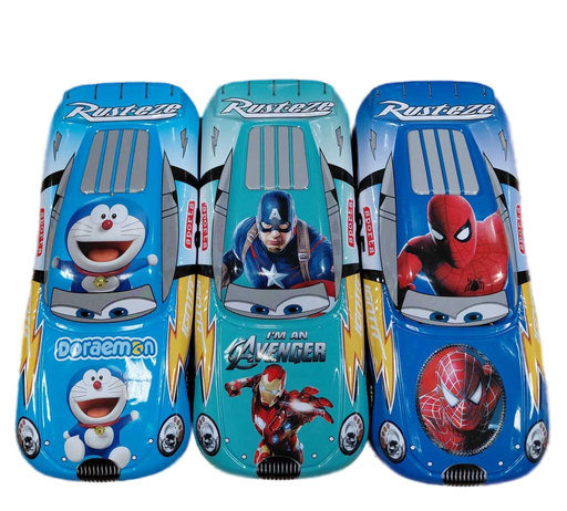 [IMBX147] Pencil Case Tin #AD-063 Rust.eze Avengers/Spiderman/Doraemon 